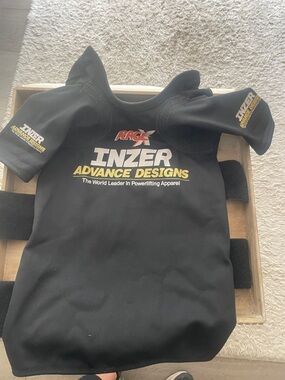 Men’s/ Women's Black Powerlifting Shirt double ply size 42